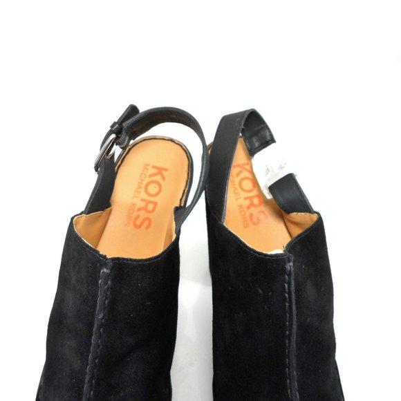 NIB$225 KORS Michael Kors Quincy Vintage Slingback Clogs Mules Platform Pump 10 - Picture 6 of 14